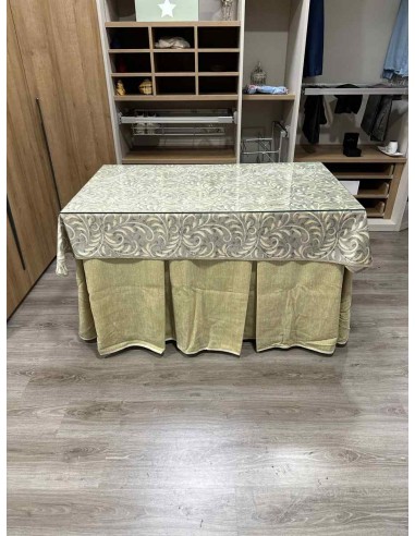 Ropa Doble Grueso 10 Pliegues Beige...