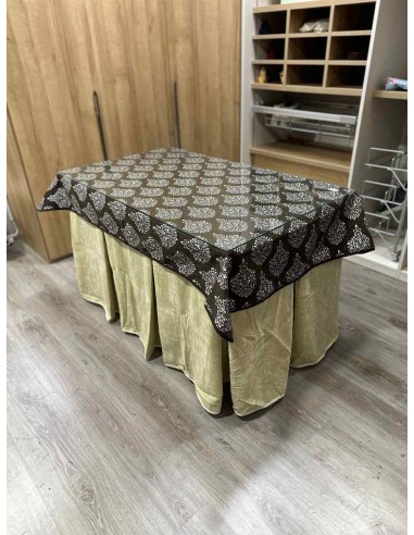 Ropa Doble Grueso 10 Pliegues Beige...