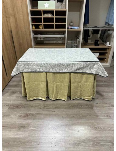 Ropa Doble Grueso 10 Pliegues Beige...