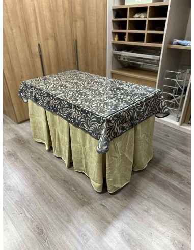 Ropa Doble Grueso 10 Pliegues Beige...