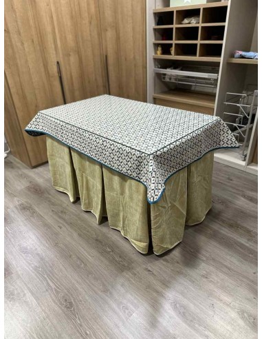 Ropa Doble Grueso 10 Pliegues Beige...