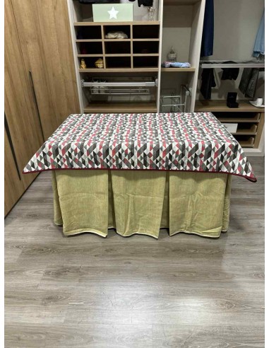 Ropa Doble Grueso 10 Pliegues Beige...