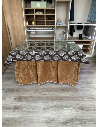 Ropa Doble Grueso 10 Pliegues Café...