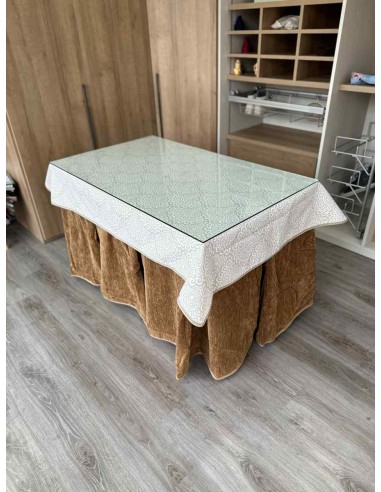 Ropa Doble Grueso 10 Pliegues Café...