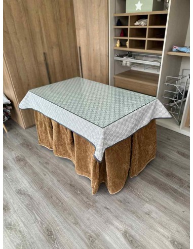 Ropa Doble Grueso 10 Pliegues Café...