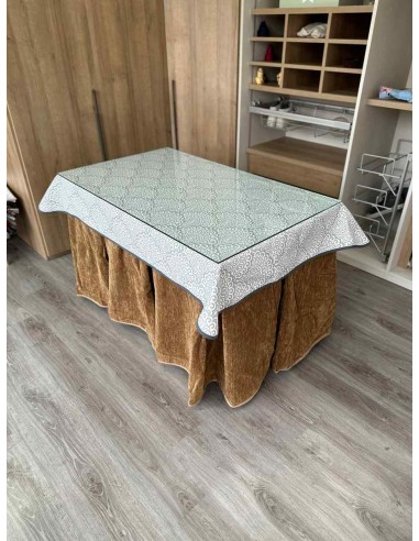 Ropa Doble Grueso 10 Pliegues Café...