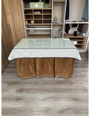 Ropa Doble Grueso 10 Pliegues Café...