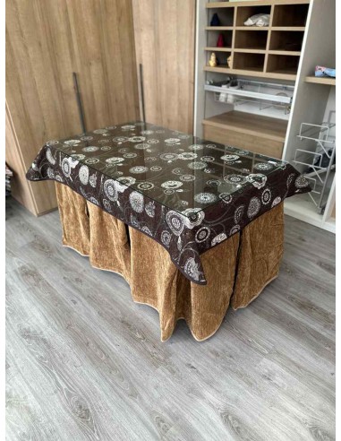 Ropa Doble Grueso 10 Pliegues Café...