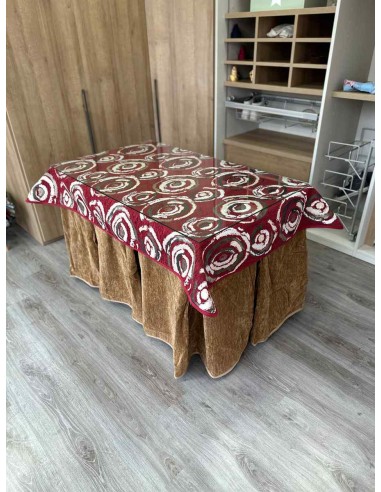 Ropa Doble Grueso 10 Pliegues Café...