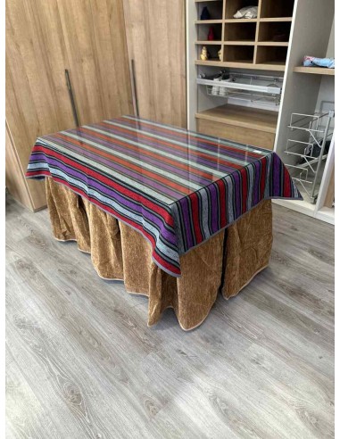 Ropa Doble Grueso 10 Pliegues Café...