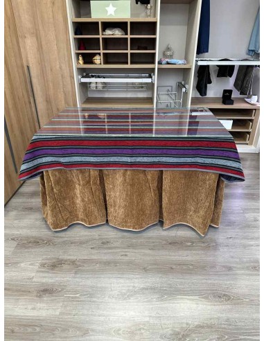 Ropa Doble Grueso 10 Pliegues Café...