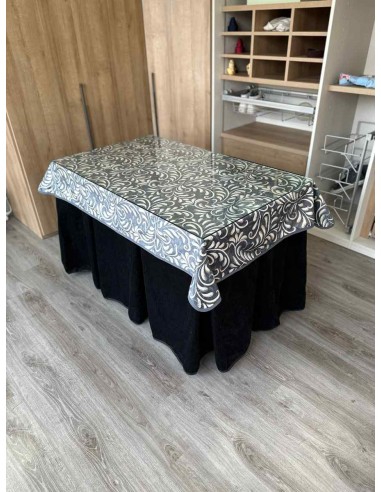 Ropa Doble Grueso 10 Pliegues Negro...