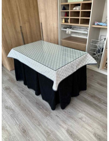 Ropa Doble Grueso 10 Pliegues Negro...