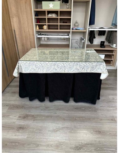 Ropa Doble Grueso 10 Pliegues Negro...