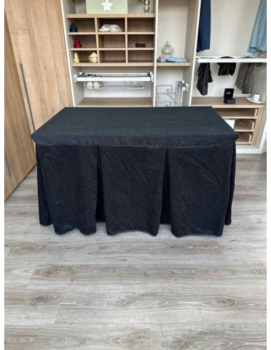 Conjunto Doble Grueso 10 Pliegues Negro