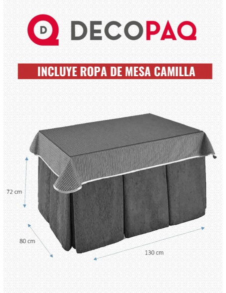 Conjunto Antimanchas Extragruesa Ultraeficiente Marfil con Tapete Mosaico