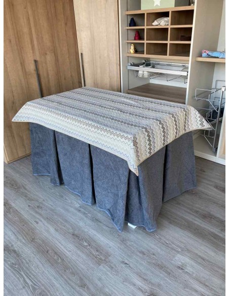 Conjunto Antimanchas Extragruesa Ultraeficiente Gris con Tapete Estriado