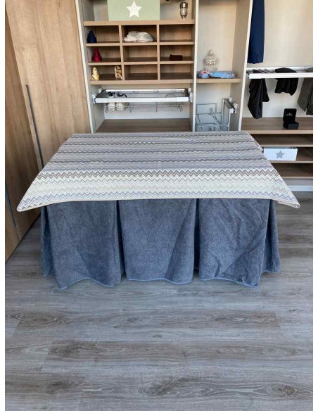 Conjunto Antimanchas Extragruesa Ultraeficiente Gris con Tapete Estriado