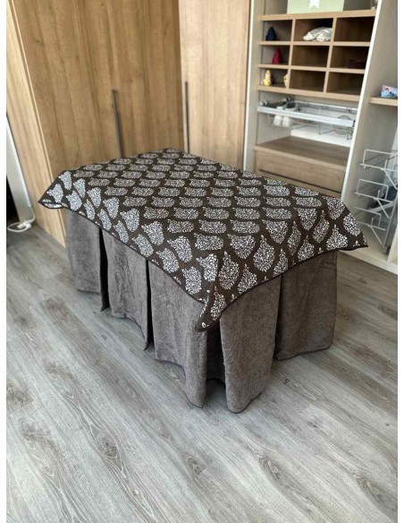 Conjunto Antimanchas Extragruesa Ultraeficiente Chocolate con Tapete Acebo