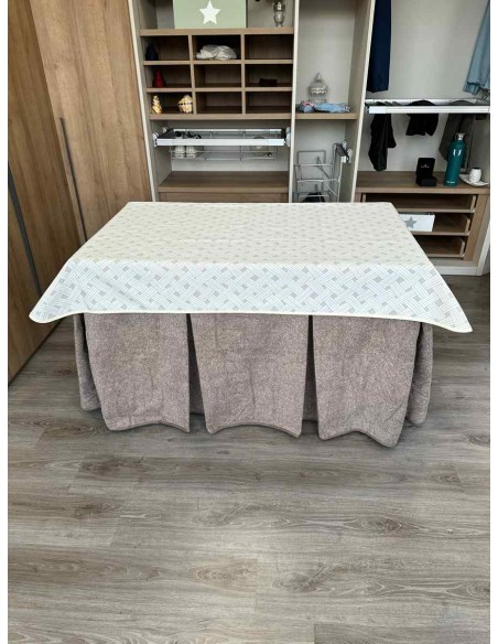 Conjunto Antimanchas Extragruesa Ultraeficiente Topo con Tapete Lazos