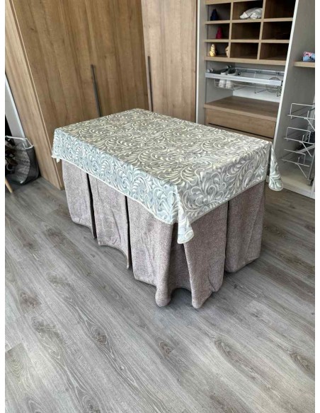 Conjunto Antimanchas Extragruesa Ultraeficiente Topo con Tapete Vainilla