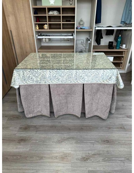 Ropa Antimanchas Extragruesa Ultraeficiente Topo con Tapete Vainilla