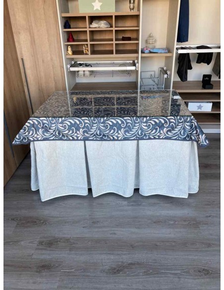 Ropa Antimanchas Extragruesa Ultraeficiente Marfil con Tapete Nature