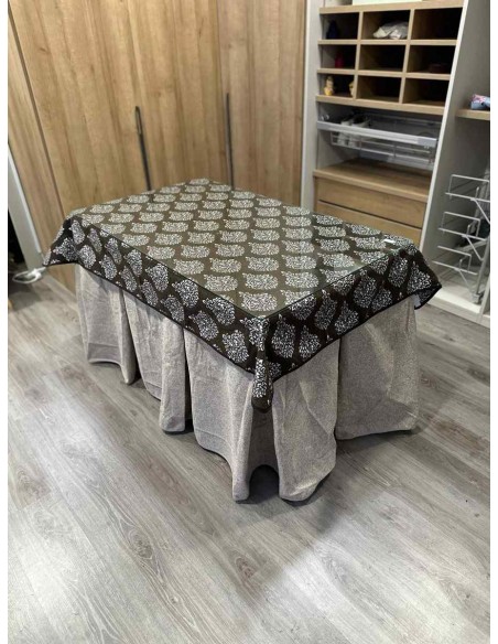 Ropa Antimanchas Extragruesa Ultraeficiente Gris Claro con Tapete Acebo