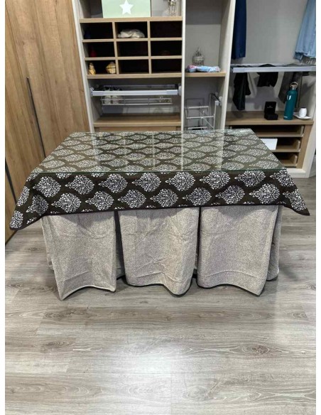 Ropa Antimanchas Extragruesa Ultraeficiente Gris Claro con Tapete Acebo