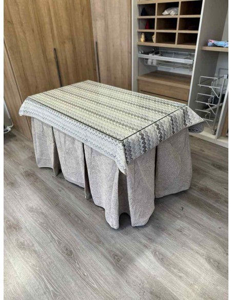 Ropa Antimanchas Extragruesa Ultraeficiente Gris Claro con Tapete Estriado