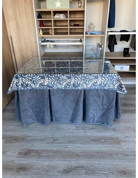 Ropa Antimanchas Extragruesa Ultraeficiente Gris con Tapete Nature