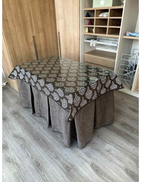 Ropa Antimanchas Extragruesa Ultraeficiente Chocolate con Tapete Acebo