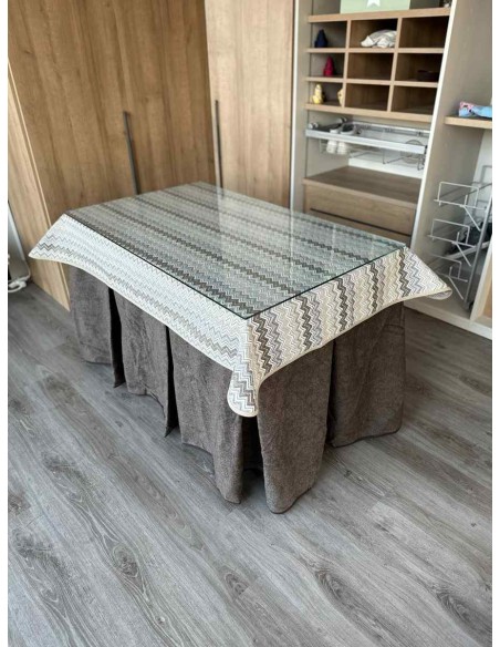 Ropa Antimanchas Extragruesa Ultraeficiente Chocolate con Tapete Estriado