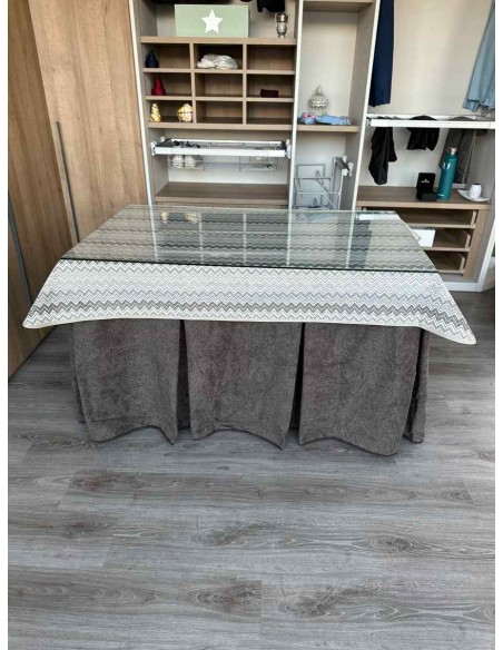 Ropa Antimanchas Extragruesa Ultraeficiente Chocolate con Tapete Estriado