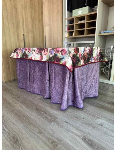 Conjunto Forro de Borrego Gran Capacidad Calórica Morada