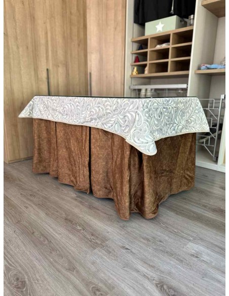 Ropa Forro de Borrego Gran Capacidad Calórica Chocolate con Tapete Vainilla