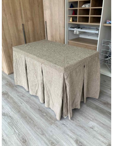 Conjunto Chenilla 10 Pliegues color Topo