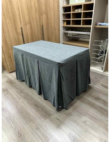 Conjunto Chenilla 10 Pliegues color Gris