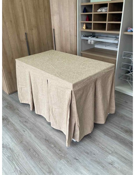 Conjunto Chenilla 10 Pliegues color Beige