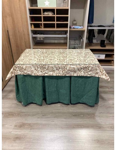 Ropa Chenilla 10 Pliegues color Verde...