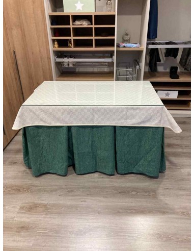 Ropa Chenilla 10 Pliegues color Verde...