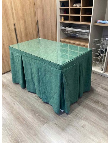 Ropa Chenilla 10 Pliegues color Verde