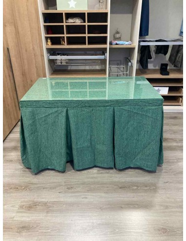 Ropa Chenilla 10 Pliegues color Verde