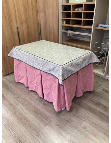 Ropa Chenilla 10 Pliegues color Rosa...