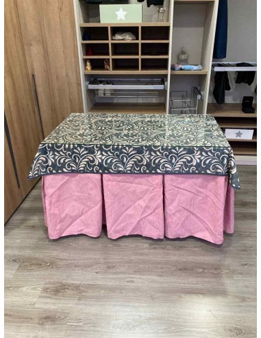 Ropa Chenilla 10 Pliegues color Rosa...