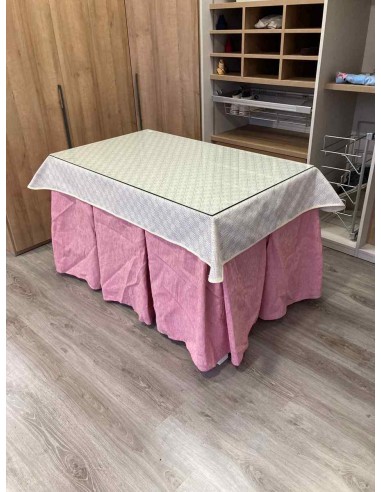 Ropa Chenilla 10 Pliegues color Rosa...