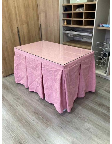 Ropa Chenilla 10 Pliegues color Rosa...