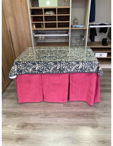 Ropa Chenilla 10 Pliegues color Rosa...