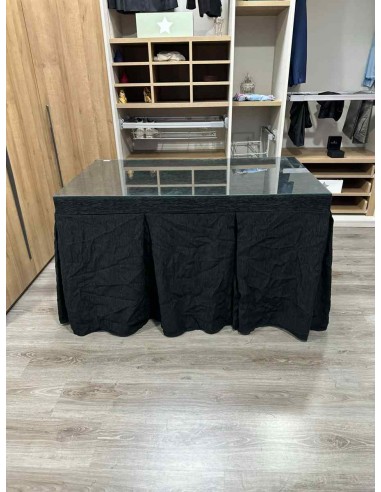 Ropa Chenilla 10 Pliegues color Negro