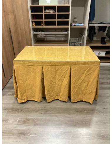 Ropa Chenilla 10 Pliegues color Mostaza